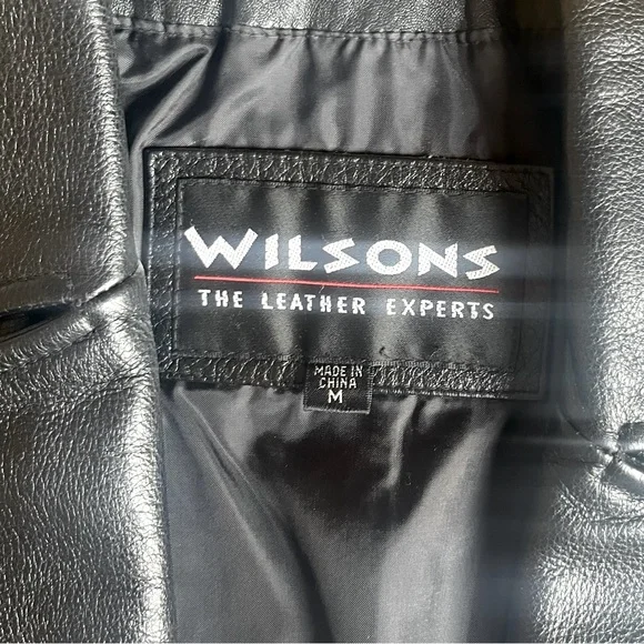 Vintage Wilsons Women’s Black Leather Jacket - Picture 4 of 14